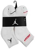 Jordan Boys Jordan Legend Ankle 6-Pack Socks - Boys' Grade School White/White Size M