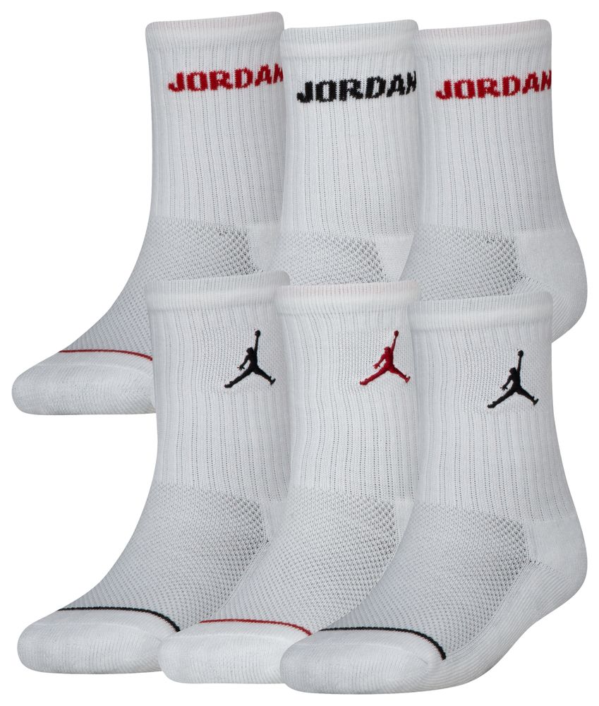 Jordan Legend Crew 6-Pack Socks - Boys' Grade School