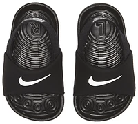 Nike Girls Nike Kawa Slides - Girls' Toddler Shoes White/Black Size 04.0