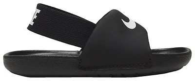 Nike Girls Nike Kawa Slides - Girls' Toddler Shoes White/Black Size 04.0