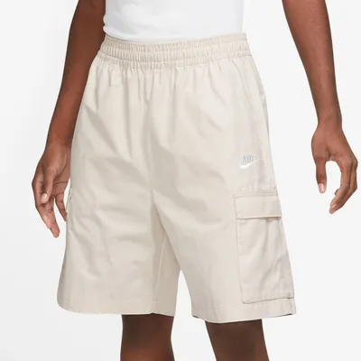 Nike Mens Club Cargo Shorts - White/Brown/White