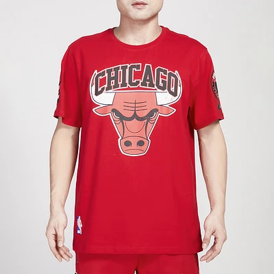 Pro Standard Mens Bulls Crackle SJ T-Shirt - Red