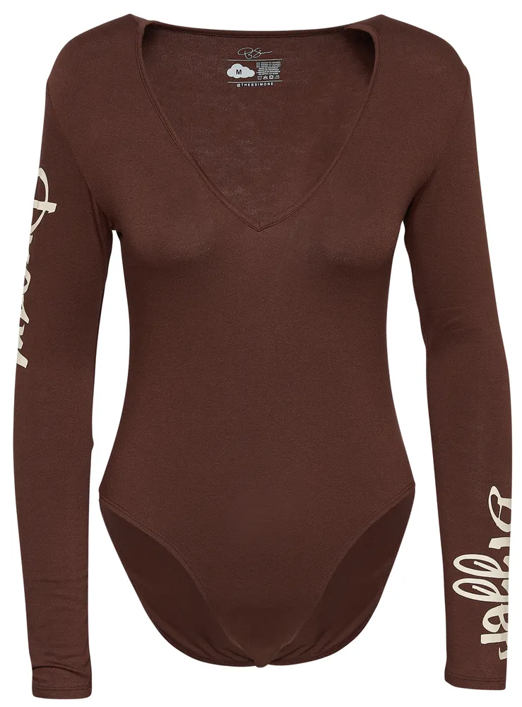 B Simone Womens B Simone One Piece - Womens Brown/Brown Size 1X