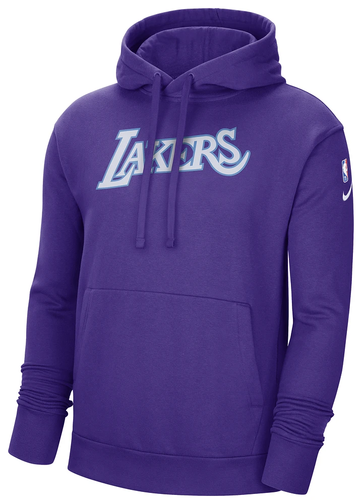 Nike Mens Nike Lakers Essential NBA Pullover Hoodie