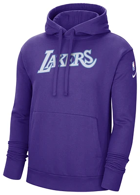 Nike Mens Lakers Essential NBA Pullover Hoodie - Field Purple