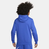 Nike Mens Nike Club Full-Zip Hoodie - Mens Game Royal/Game Royal/White Size S