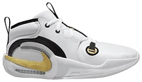 Nike Girls Air Zoom Crossover 2 - Girls' Grade School Basketball Shoes White/Metallic Gold/Black