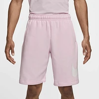 Nike Mens Club Fleece Shorts - Pink Foam/White/White