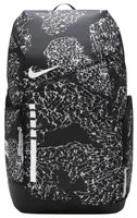Nike Nike Hoops Elite Crash The Glass AOP Backpack - Adult Black/White Size One Size