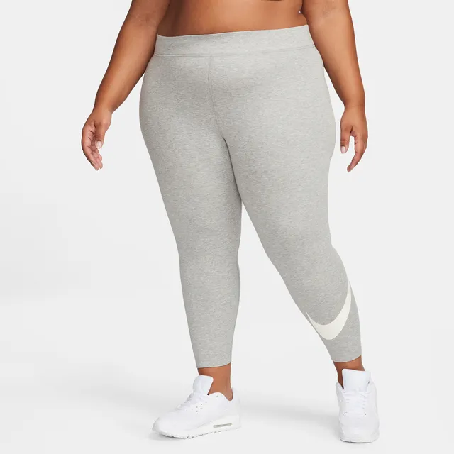 Nike Womens Nike Plus Size One Tights 2.0 - Womens Gray/White