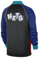Nike Mens Nets Dri-FIT CE Showtime Long Sleeve FZ Jacket - Rush Blue/Black/Chile Red
