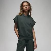 Nike Womens Sport Fleece Top - Midnight Green/Black