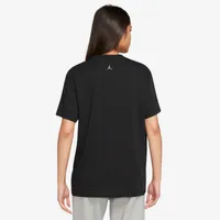 Jordan Womens Jordan J SPT GFX T-Shirt - Womens White/Black Size L