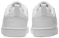 Nike Boys Court Borough Low 2 - Boys' Grade School Basketball Shoes White/White