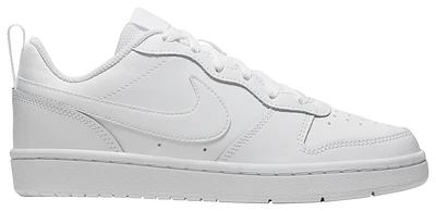 Nike Boys Court Borough Low 2 - Boys' Grade School Basketball Shoes White/White