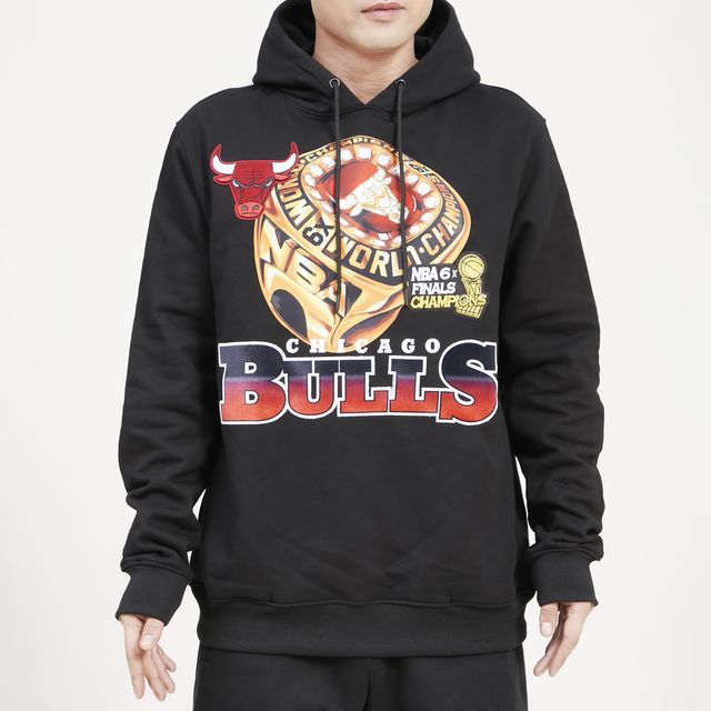 Chicago Bulls Pro Standard 6x NBA Finals Champions Logo Pullover Hoodie -  Red