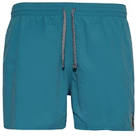 Nike Mens Solid Icon 5" Volley Shorts - Teal/White