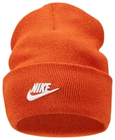 Nike Mens Nike Peak Beanie TC - Mens Orange/White Size One Size