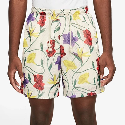 Nike Mens Dri-FIT SI 6" Printed Shorts - Pale Ivory/Malachite