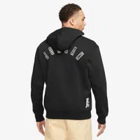 Jordan Mens Jordan FLT MVP Fleece Pullover - Mens Black/Sail Size S