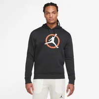 Jordan Mens Flight MVP Fleece Pullover - Black/Black