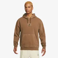 Jordan Mens Essential Statement Wash Fleece Pullover - Light British Tan