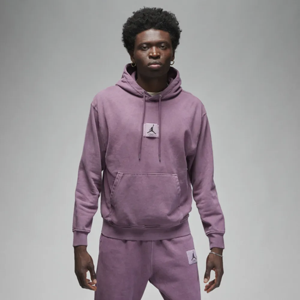 JORDAN ESSENTIAL STATEMENT WASH FLEECE PANT - SKY J MAUVE