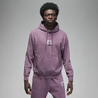 Jordan Mens Essential Statement Wash Fleece Pullover - Sky J Mauve