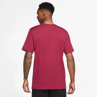 Jordan Mens Flt MVP Jumpman Short Sleeve Crew - Cardinal Red/Black