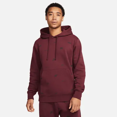 Nike Club+ AOP Basketball Pullover Hoodie - Men's