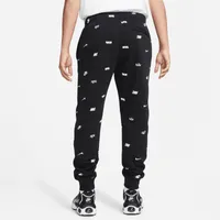 Nike Mens Nike Club Plus AOP Basketball Joggers