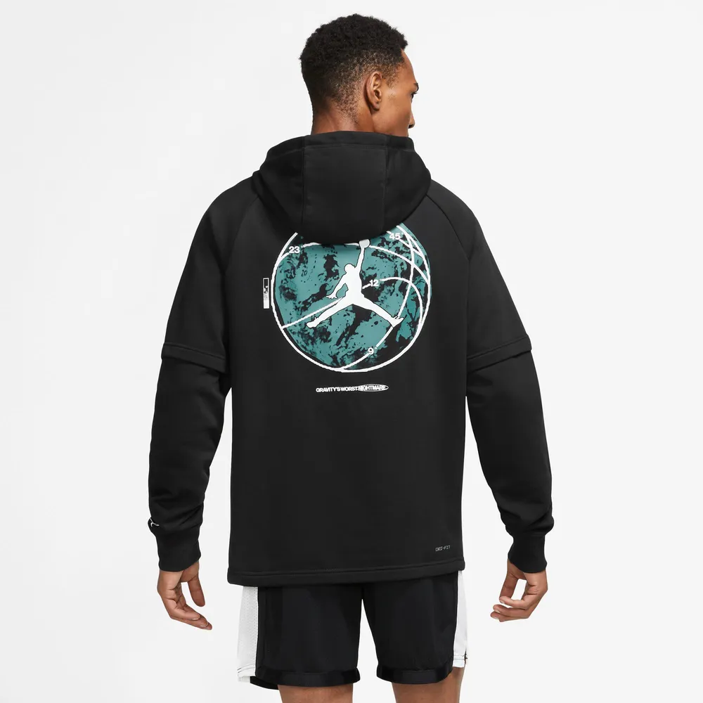 Jordan Mens Jordan Dri-FIT SPRT GFX Fleece Pullover