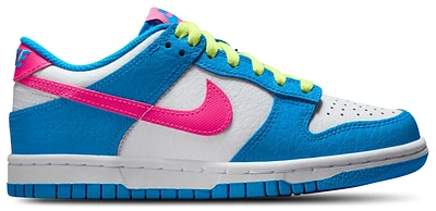 Nike Boys Dunk Low NA - Boys' Grade School Basketball Shoes Pink/Photo Blue
