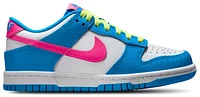 Nike Boys Dunk Low NA - Boys' Grade School Basketball Shoes Pink/Photo Blue