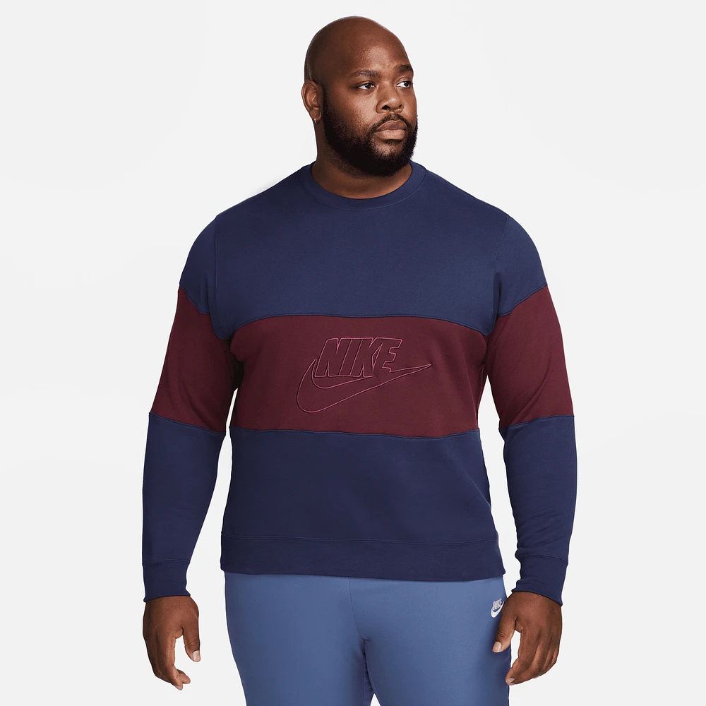 Nike Club+ FT Colour Block Crew - Men's