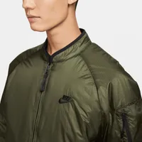 Nike Mens Tech Insulated Woven Jacket - Olive/Black