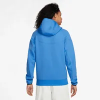 Nike Mens Nike Tech Fleece Full-Zip Hoodie - Mens Light Photo Blue/Black Size XL