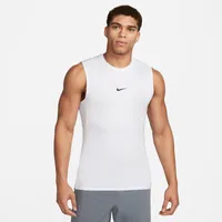 Nike Mens Dri-FIT Slim Top Sleeveless - White/Black