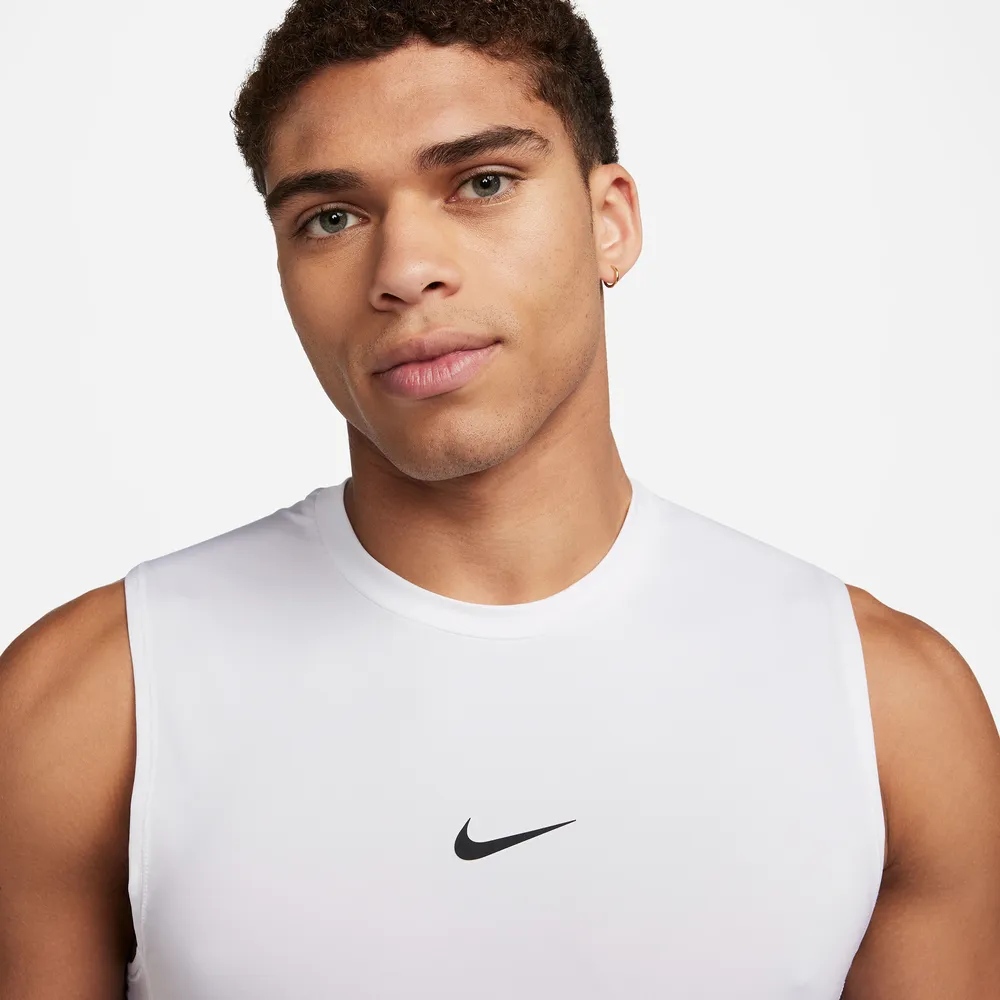 Nike Mens Dri-FIT Slim Top Sleeveless - White/Black