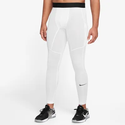 Nike Mens Dri-FIT Tights - White/Black