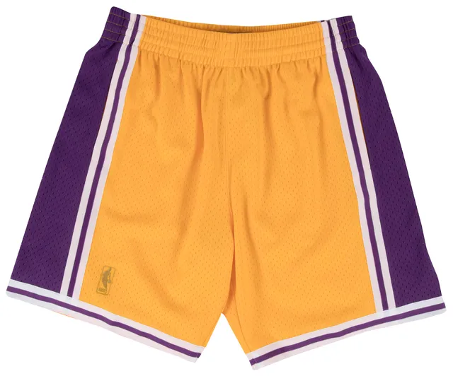 Lids Los Angeles Lakers Mitchell & Ness Hardwood Classics 2009 Hyper Hoops  Swingman Shorts - Purple