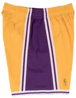Mitchell & Ness Mens Mitchell & Ness Lakers Swingman Shorts