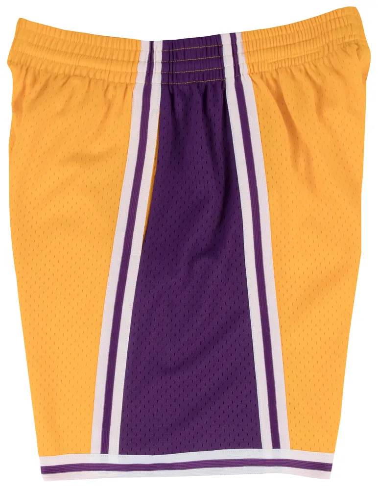 Mitchell & Ness Mens Mitchell & Ness Lakers Swingman Shorts