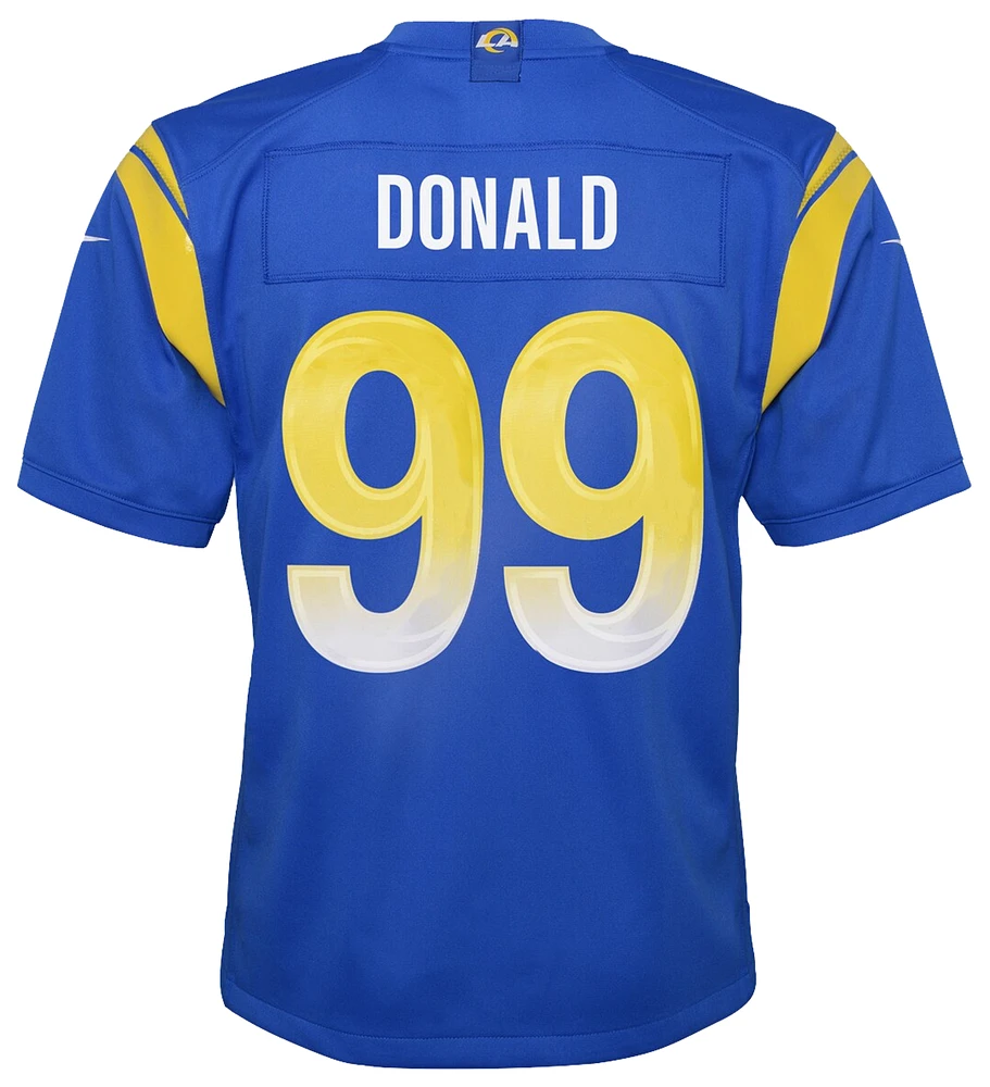 Nike Boys Aaron Donald Rams Game Jersey - Boys' Grade School Royal