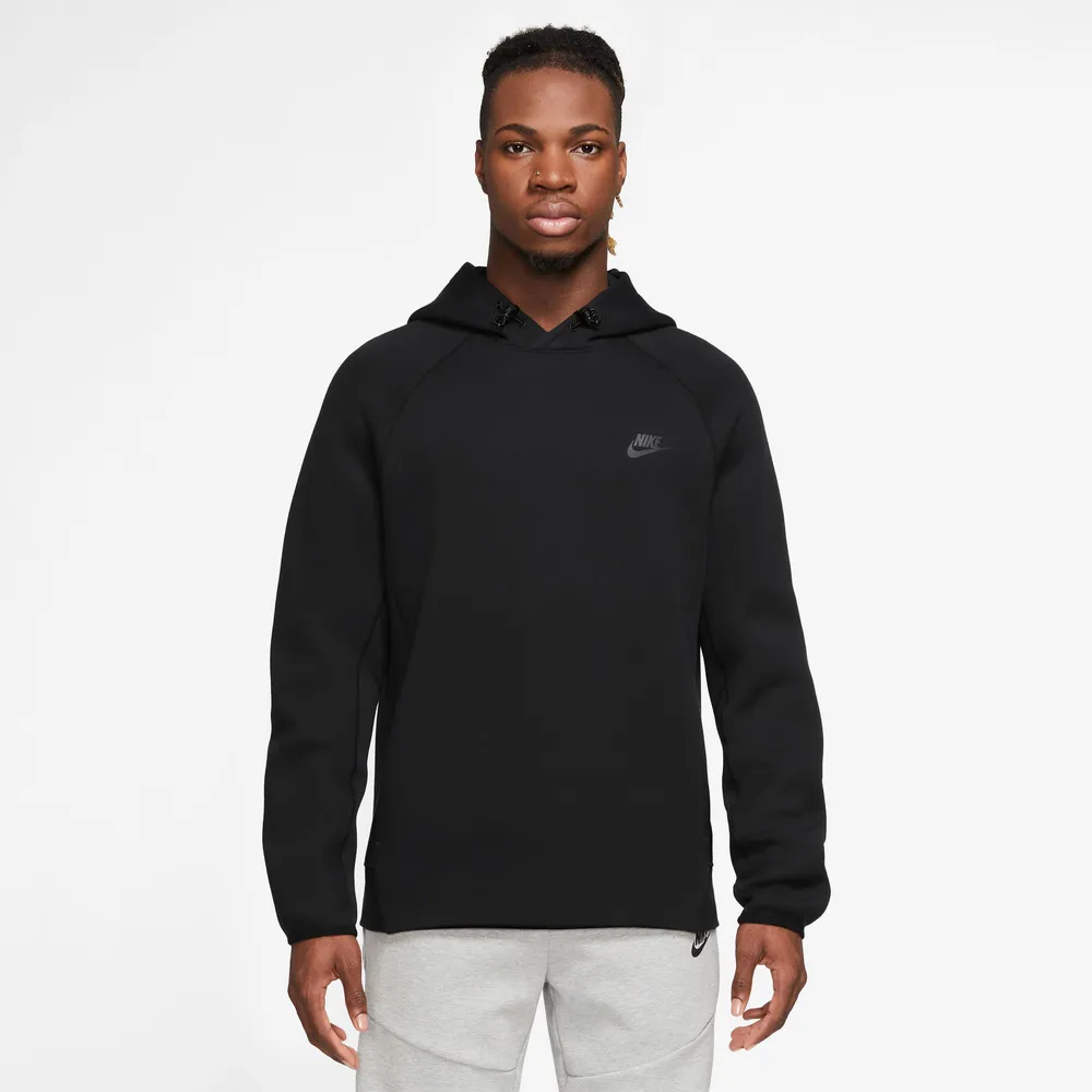 Nike Mens Nike Tech Fleece Pullover Hoodie - Mens Black/Black Size S