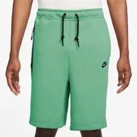 Nike Mens Nike Tech Fleece Shorts - Mens Black/Spring Green Size XXL