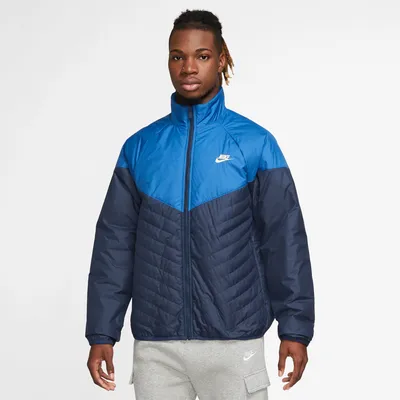 Nike Mens Thermore Fill Midweight Puffer Jacket - Midnight Navy/Game Royal/Sail