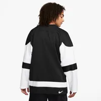Nike Mens Authentic Hockey Jersey - Black/White