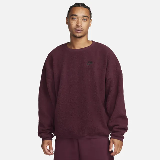 Nike Sportswear Plush Burgundy Crush Sherpa Sweatpants