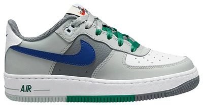 Nike Boys Nike Air Force 1 LV8 1 - Boys' Grade School Shoes Light Silver/Deep Royal/White Size 05.5